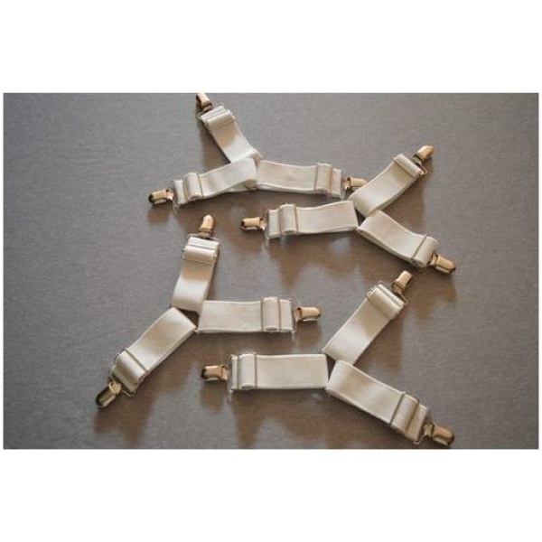حزام فرد ملايات السرير 4 قطع Rofy Sheet Grippers