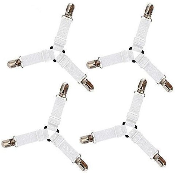حزام فرد ملايات السرير 4 قطع Rofy Sheet Grippers