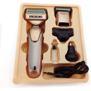 ماكينة حلاقة كيمي 1622 - Kemei Km-1622 4 In 1 Hair Clipper Shaver Rose Gold مميزات وعيوب ماكينة حلاقة كيمي 1622 Kemei Km 1622