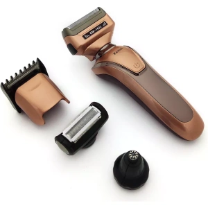 ماكينة حلاقة كيمي 1622 - Kemei Km-1622 4 In 1 Hair Clipper Shaver Rose Gold ماكينة حلاقة كيمي 1622 Kemei Km 1622