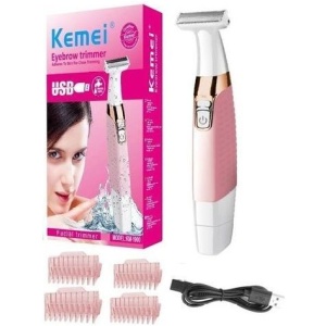 Kemei Km-1900 ماكينة حلاقة كيمي للنساء للجسم والوجه مواصفات ماكينة حلاقة كيمي للنساء Kemei Km 1900
