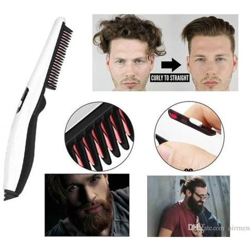 طريقة استخدام مشط شعر حراري للشعر والذقن Styler V2