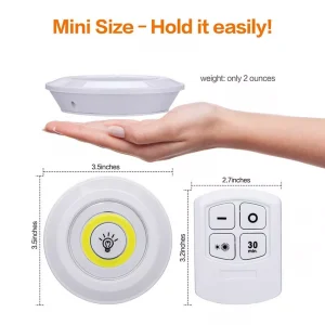 مجموعة مصابيح Led بجهاز تحكم عن بعد من 3 قطع Led Light With Remote Control Set Of 3 مصابيح Led مع جهاز تحكم Led Light With Remote Control Set Of 3