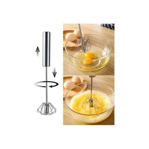 How to use manual egg beater and coffee mixer stainless steel