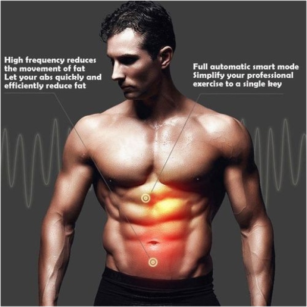 ⁦جهاز لشد البطن وازالة الكرش وتخفيف الوزن وبناء العضلات 3 In 1 Ems Abdominal Toning Belt⁩ - الصورة ⁦5⁩