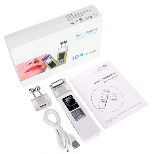 جهاز شد الوجه المنزلي بتقنية الجلفانيك ايون Galvanic Microcurrent Skin Firming Whiting Anti-Aging Liftingr