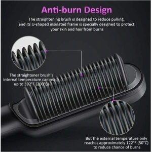 فرشاة فرد الشعر مشط الشعر الحراري راميندونج Ramindong Hair Straightener مميزات مشط الشعر الحراري Ramindong Hair Straightener