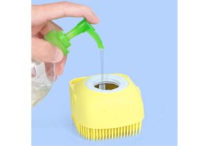 فرشاة استحمام سيليكون مع موزع صابون 2×1 Shower Brush With A Soap Dispenser مميزات وعيوب فرشاة الاستحمام الدوارة
