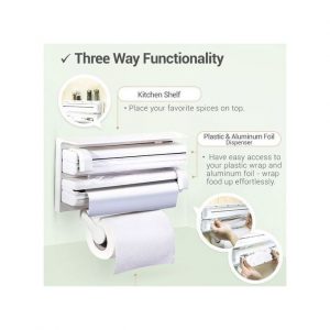 How to Use Triple Kitchen Organizer for Tissue Rolls Tissue Holder