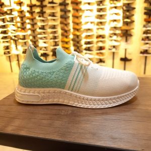 Sketcher Women's Mesh Knit Sneaker Comfortable Easy to Wear Turquoise