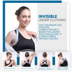 مشد ظهر واكتاف ذكي الكتروني مع سنسور للتنبيه عند انحناء الظهر SMART POSTURE CORRECTOR BRACE