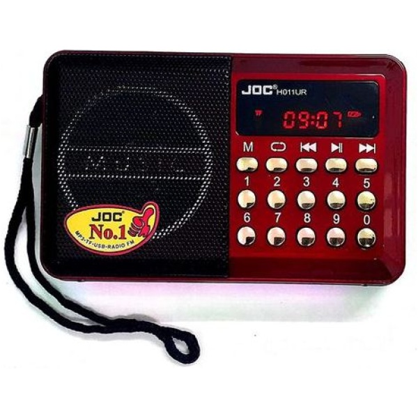 ⁦Joc Fm Radio - Usb - Memory - Red⁩ - الصورة ⁦1⁩