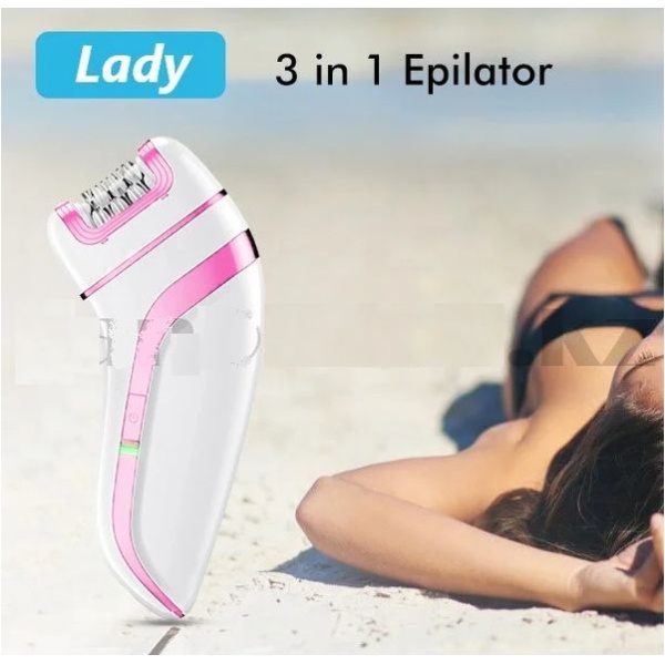 ⁦Cronier Professional ماكينة إزالة الشعر الجسم والمناطق الحساسة والوجه جاف ومبلل⁩ - الصورة ⁦1⁩