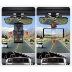 Mobile Holder For The Car Fixed On The Salon Mirror Is Compatible With All Mobiles - الصورة 2