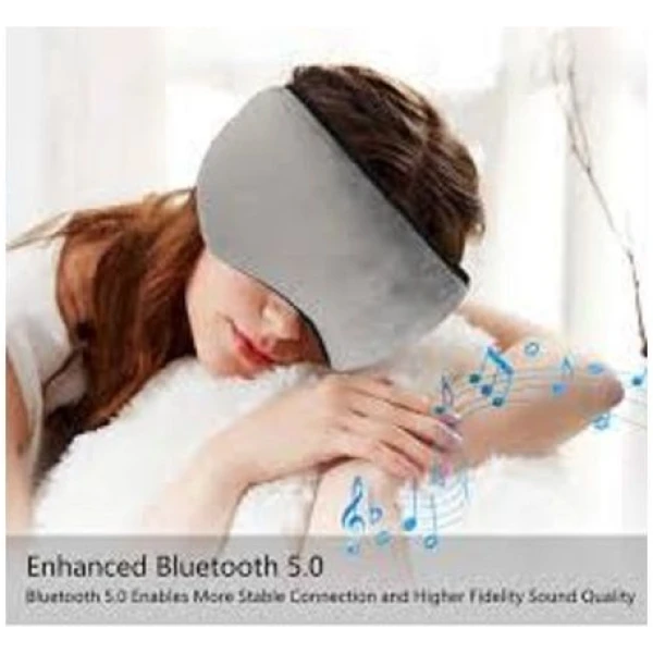 قناع بلوتوث للنوم مع مكبرات صوت وميكروفون Bluetooth Eye Mask