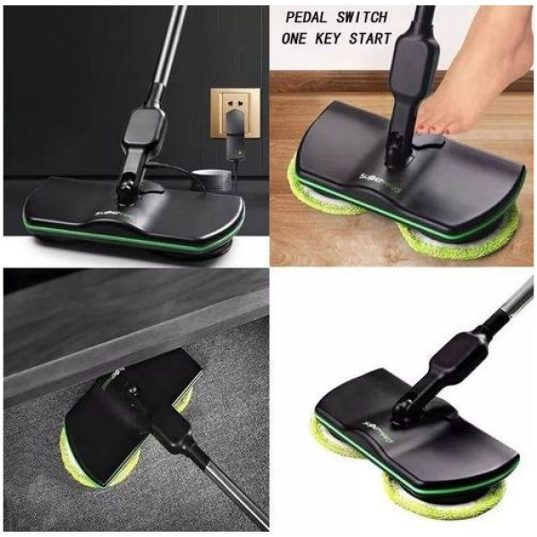 Super Maid Smcpf Clean And Polish Floors Mop - Black