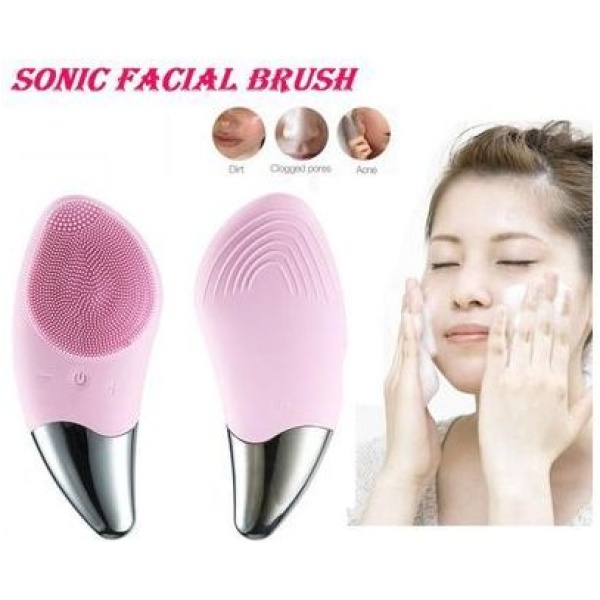 ⁦Electric Silicone Ultrasonic Facial Cleanser Brush -2Way⁩ - الصورة ⁦3⁩