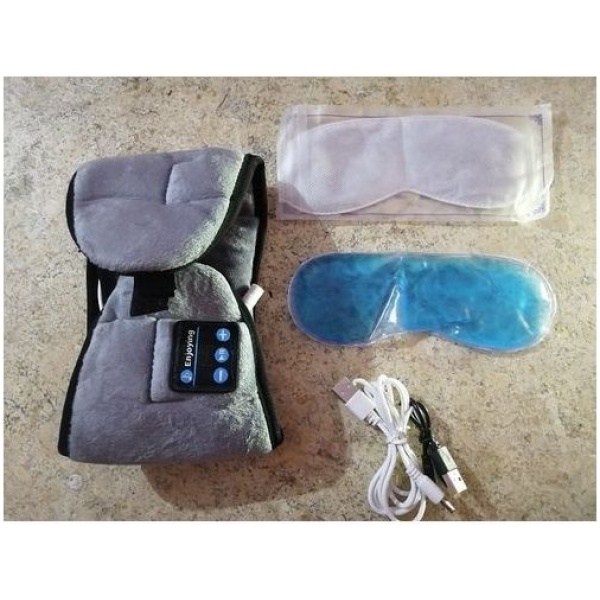 ⁦قناع بلوتوث للنوم مع مكبرات صوت وميكروفون Bluetooth Eye Mask⁩ - الصورة ⁦3⁩