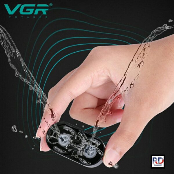 Vgr 341 ماكينة التنعيم مناسبة للحمل فى الجيب - للرجال تعمل بالشحن