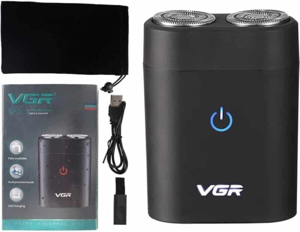 Vgr 341 ماكينة التنعيم مناسبة للحمل فى الجيب - للرجال تعمل بالشحن