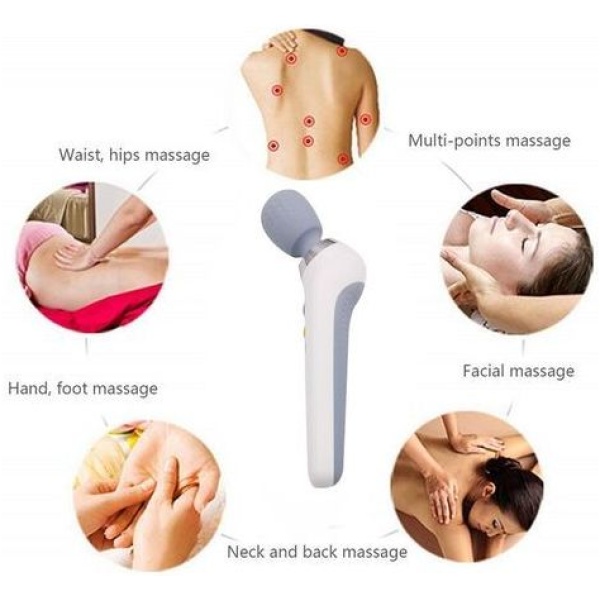 يد المساج السحرية - جهاز تدليك الجسم والرقبة والقدم في المنزل Magic Wand Massager