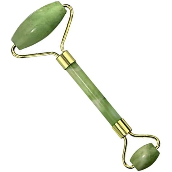 أداة جاد رولر الأصلي وجوا شا Jade Roller Gua Sha Set