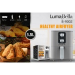 قلاية هوائية بدون زيت - لوما بيلا 5.5 لتر - B-9002 - الصورة 3