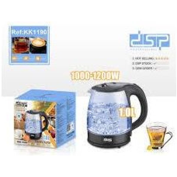 Dsp Electric Kettle 1000-1200 Watt 1.0 Liter Kk1190