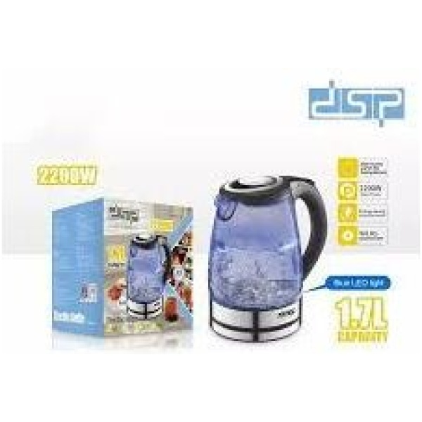 Dsp Electric Kettle 2200 Watt 1.7 Liter Kk1272
