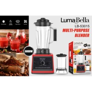 Luma Bella خلاط كهربائئ + كبه متعدد الأغراض LB-53015 - 6000 وات