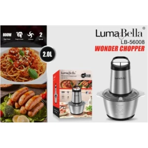 Luma Bella كبه تقطيع الخضروات و اللحوم جسم معدني - 2.0 لتر LB-56008 800W