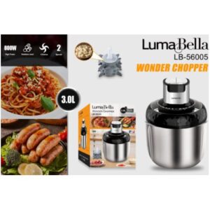 Luma Bella كبه تقطيع الخضروات و اللحوم جسم معدني - 3.0 لتر LB-56005 800W