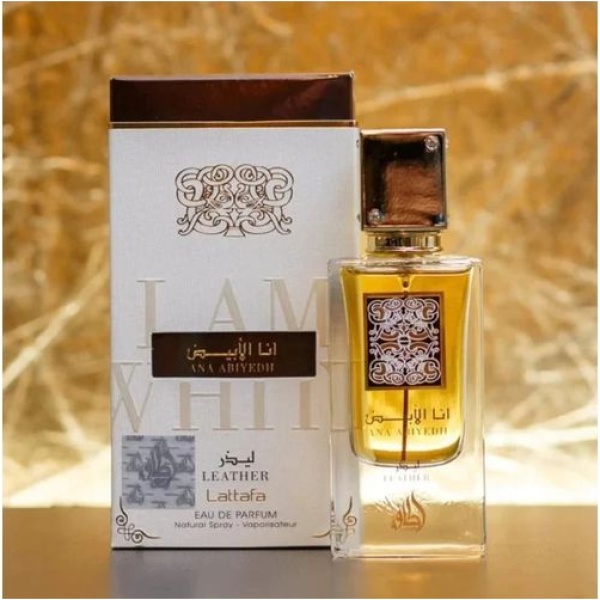 Lattafa عطر انا الابيض ليذر او دي بارفان من لطافة - للجنسين