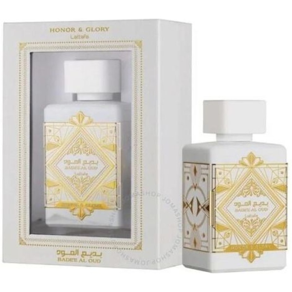 Lattafa عطر بديع العود اونر اند جلوري او دي برفيوم من لطافة للجنسين .