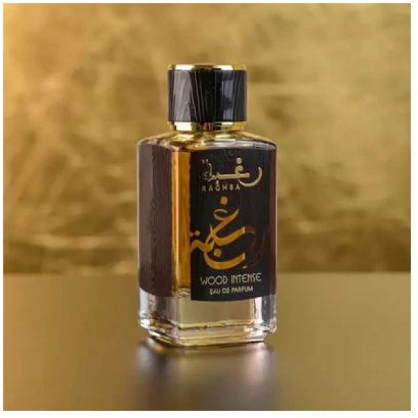 ⁦Lattafa عطر رغبة وود انتينس او دى بارفان من لطافه - للجنسين⁩ - الصورة ⁦5⁩