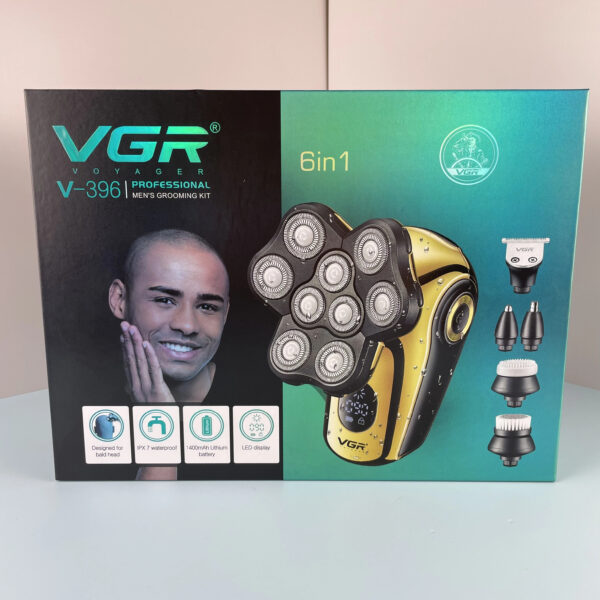 V-396 – ماكينة حلاقة كهربائية وتنعيم احترافية . قابلة للشحن للرجال