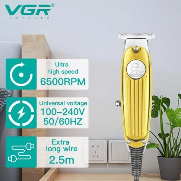 V-122- ماكينة حلاقة كهربائية احترافية. قابله للشحن للرجال