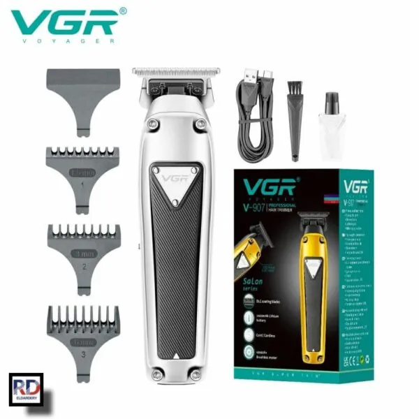 V-907 - ماكينة حلاقة كهربائية احترافية. قابله للشحن للرجال