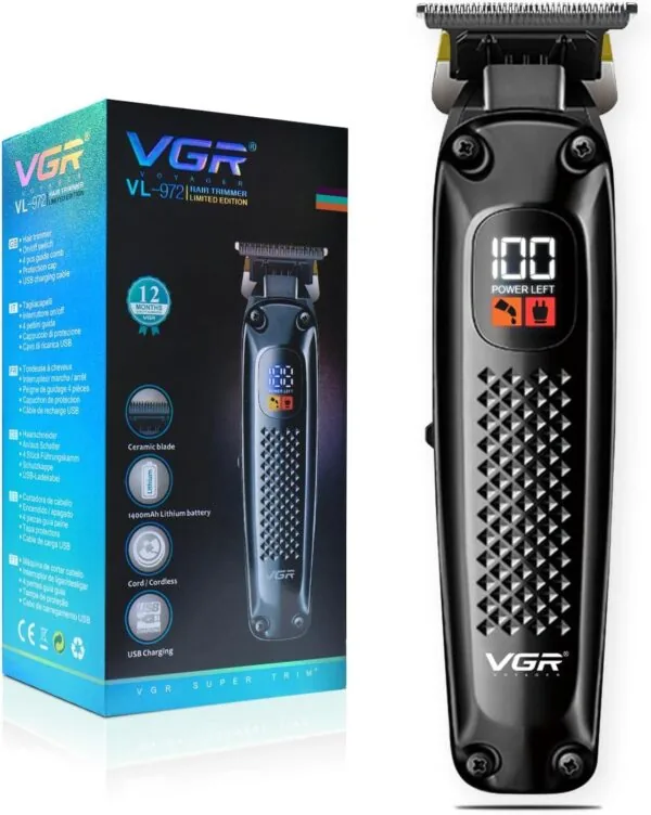 V-972 - ماكينة حلاقة كهربائية احترافية. قابله للشحن للرجال