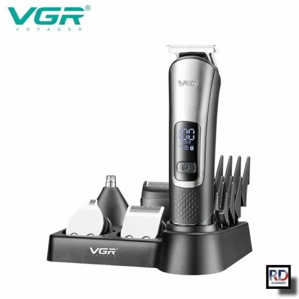 V-111-5 In 1 ماكينة حلاقة كهربائية احترافية. قابله للشحن للرجال