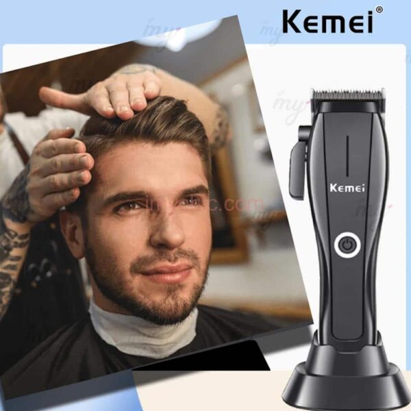 Km-2286 - ماكينة حلاقة كهربائية احترافية. قابله للشحن للرجال