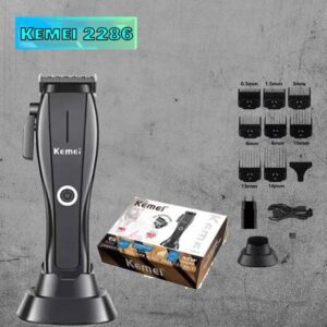 Km-2286 - ماكينة حلاقة كهربائية احترافية. قابله للشحن للرجال