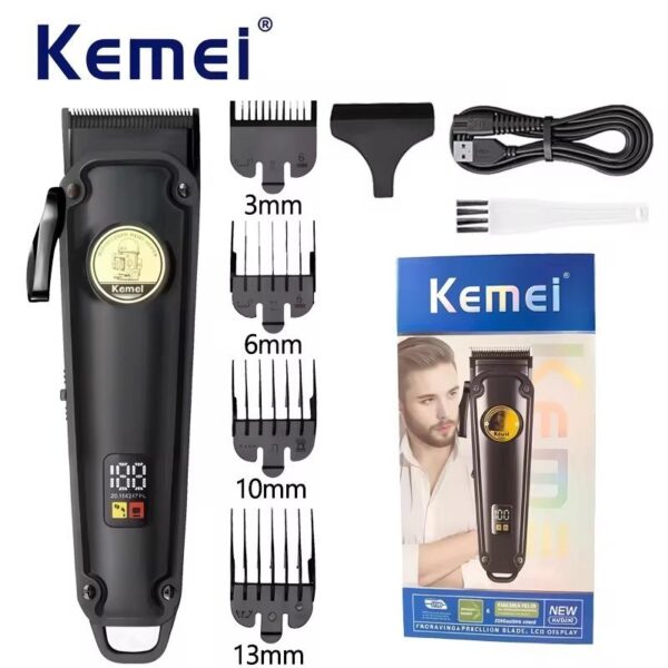 Km-2372 - ماكينة حلاقة كهربائية احترافية. قابله للشحن للرجال