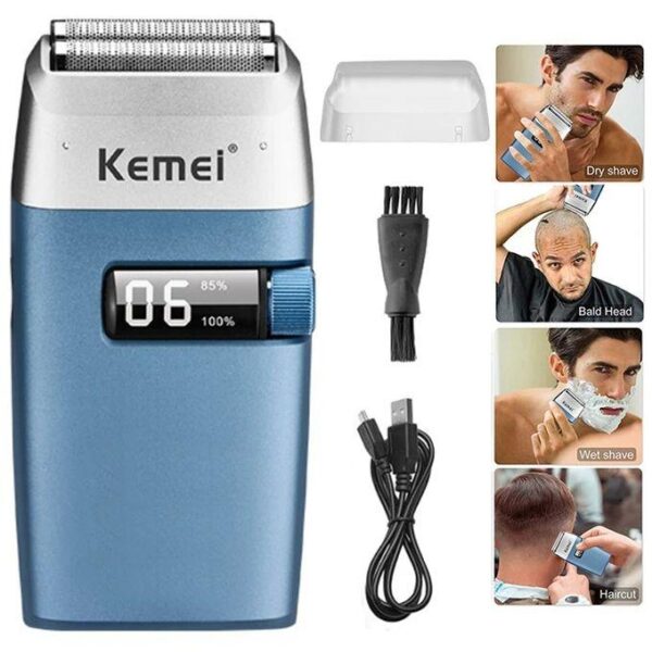 Km-3385 - ماكينة حلاقة كهربائية احترافية. قابله للشحن للرجال