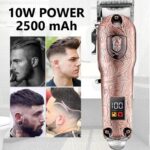 Km-3705  - ماكينة حلاقة كهربائية احترافية. قابله للشحن للرجال