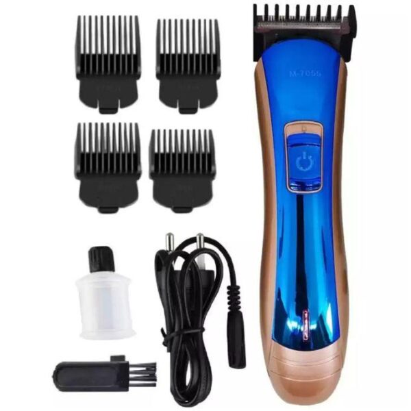 Km-7055 - ماكينة حلاقة كهربائية احترافية. قابله للشحن للرجال