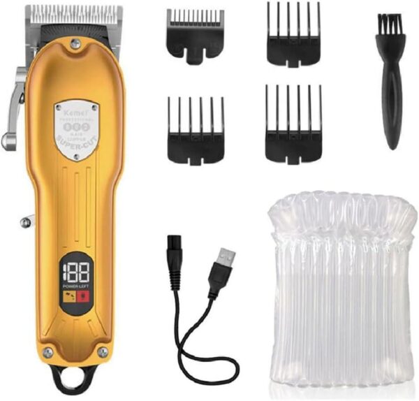 Km-802 - ماكينة حلاقة كهربائية احترافية. قابله للشحن للرجال
