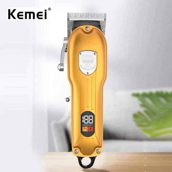 Km-802 - ماكينة حلاقة كهربائية احترافية. قابله للشحن للرجال