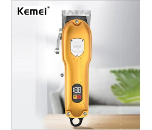 Km-802 - ماكينة حلاقة كهربائية احترافية. قابله للشحن للرجال
