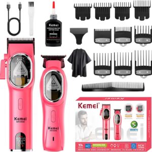 Km-8502 - ماكينة حلاقة كهربائية احترافية. قابله للشحن للرجال